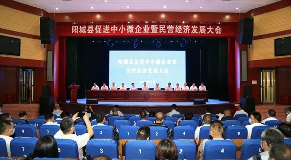 中心受邀参加阳城县促进中小微企业暨民营经济发展大会